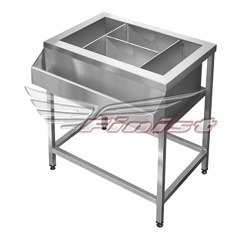 Ergonomic Bar Table for Bartenders - Stainless Steel Frame