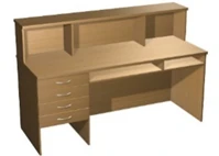 مكتب تسجيل الزوار / كاونتر الاستقبال