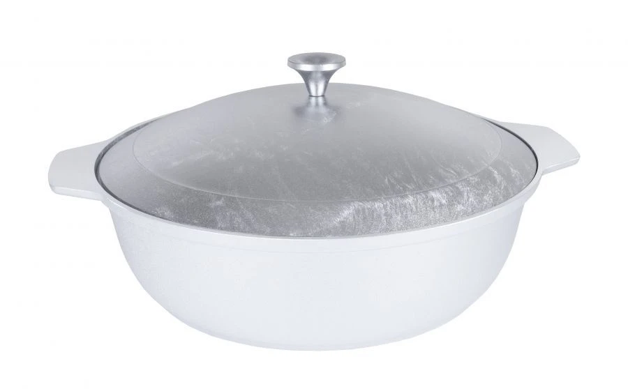 Aluminum Cast Pot with Lid 3L by Kukmara