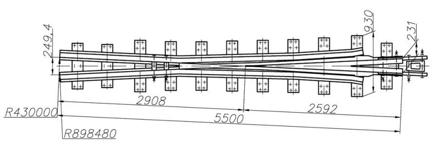 Crosspiece Type R65 Mark 1/11 (Project 2851.03.000/-01)
