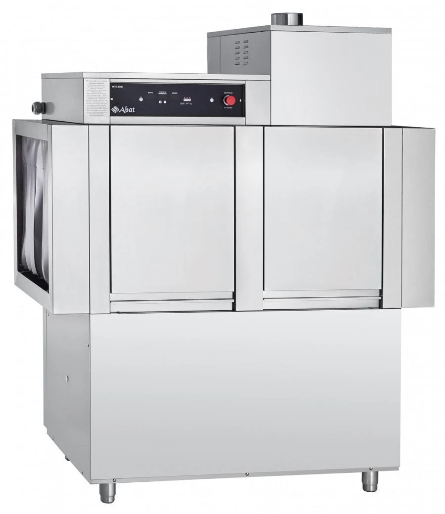 Electric Tunnel Dishwasher for 1700 Plates per Hour, MPT-1700-01