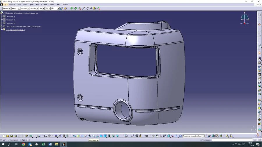 غلاف جانبي أيسر لهيكل شاحنة أورال RWD S35510E-2803061