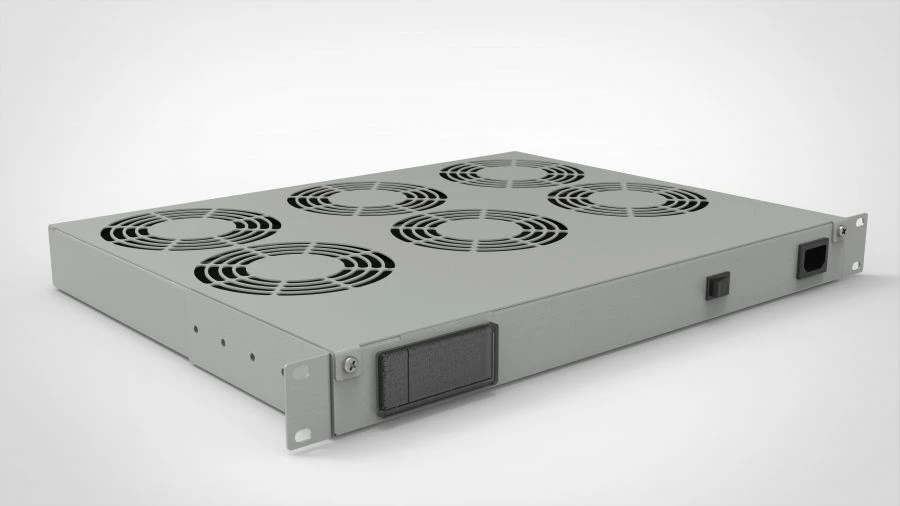 Fan Panel for Forced Cooling and Ventilation in Cabinets