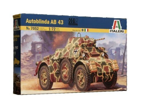 Autoblinda Ab 43 Armored Vehicle Model Kit