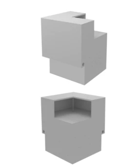 حواجز الزاوية الخارجية C+ - نموذج "MS MEBEL