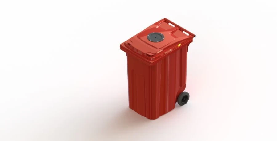 Mobile Waste Container 360L Model Art.28.C29.V/1