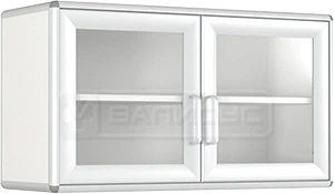 Wall-Mounted Cabinet with Round Aluminum Frame, Model SHN-3SKN