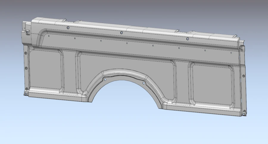 تغطية الجانب الأيسر الخلفي لطراز A66 رقم R33-5402085