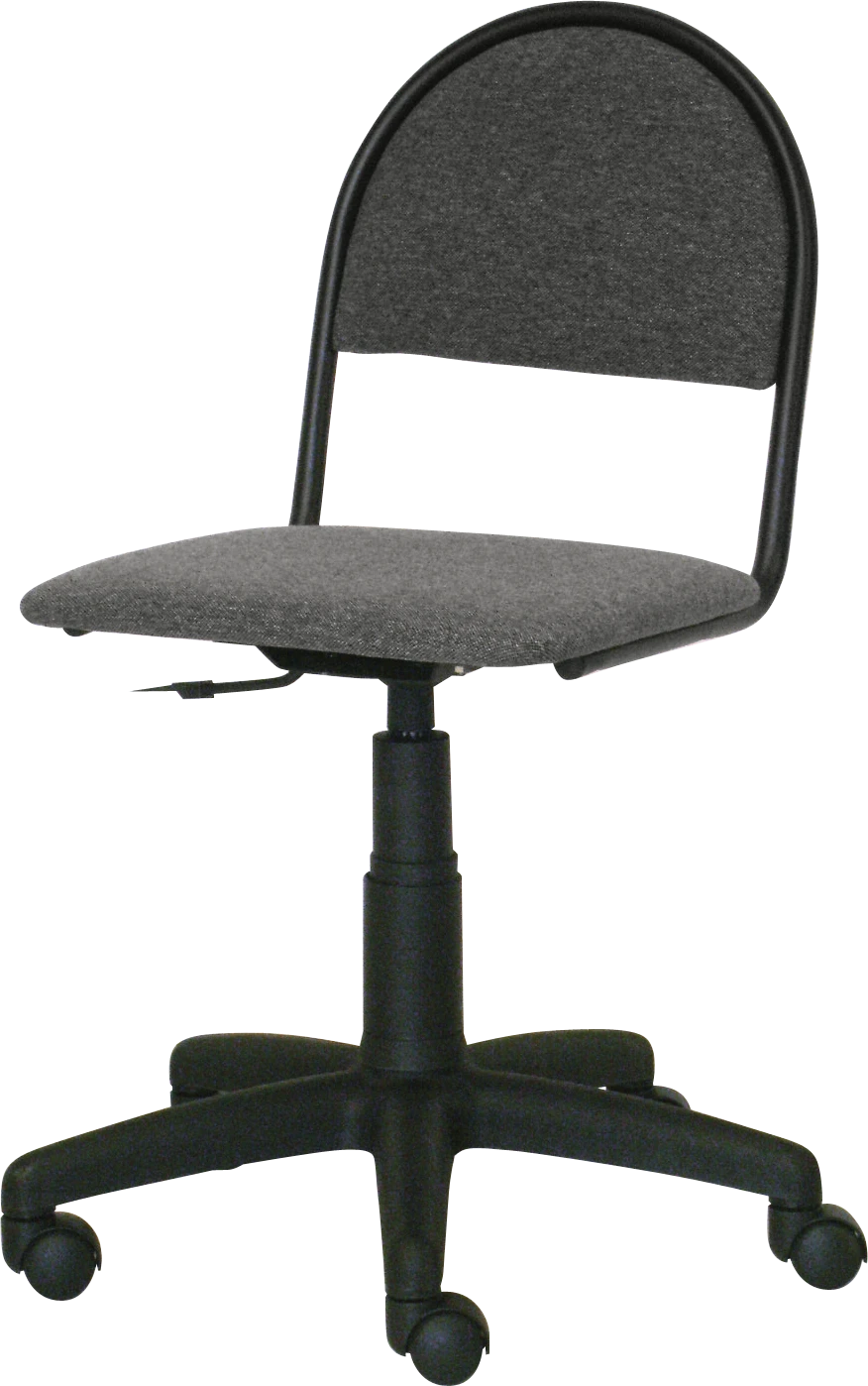 Office Operator Chairs with Plastic Base and Wheels, Model SM 9/6