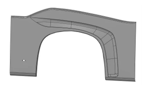لوحة قوس خلفية يمينية للمركبات 5299-401-5402505-02
