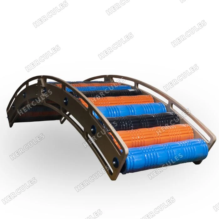 Rainbow Slide for Physical Therapy with Rollers