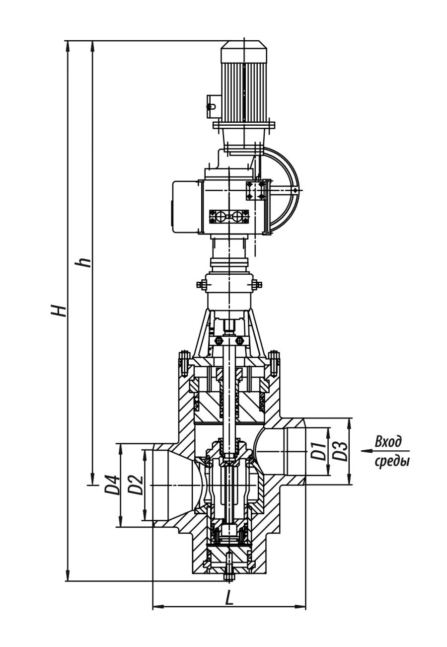 Special Regulating Valve 18с-2-6Э for Pressure Control
