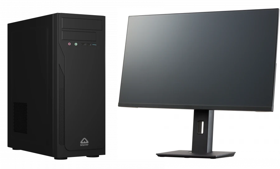 Full-Function Employee Workstation BEHTAU PC1100/B560-04