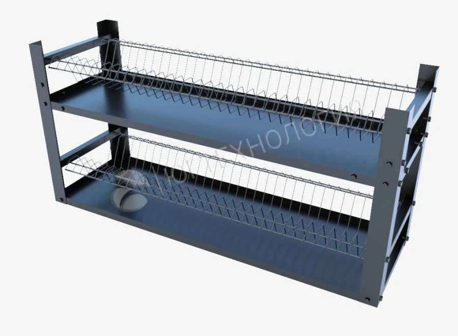 Plate Rack PKT2 - Adjustable, Stainless Steel, 5 Levels