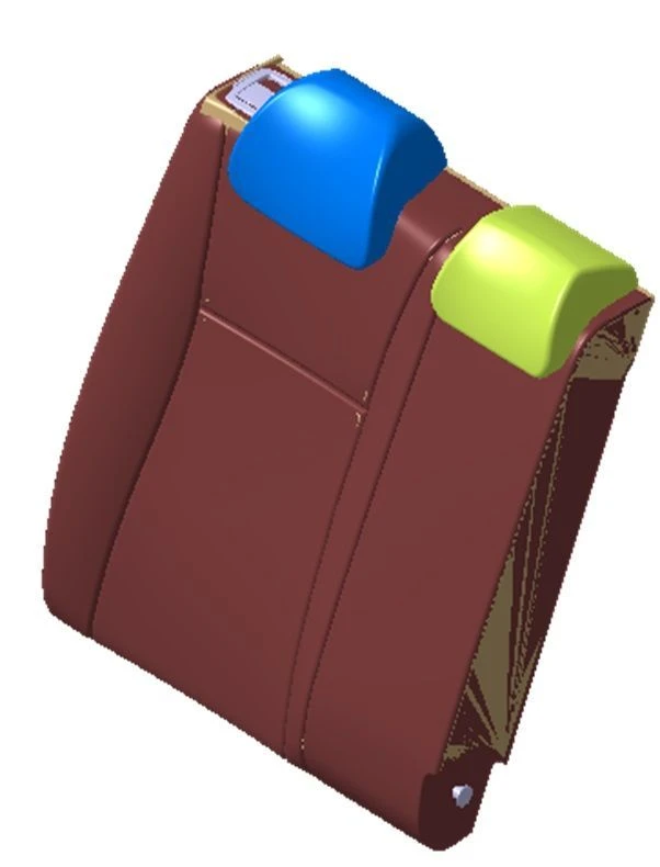 Right Backrest Part for Rear Seat (FBr PE)