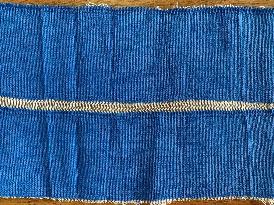 Elastic Knitted Fabric for Cuffs - 95% Cotton, 5% Lycra