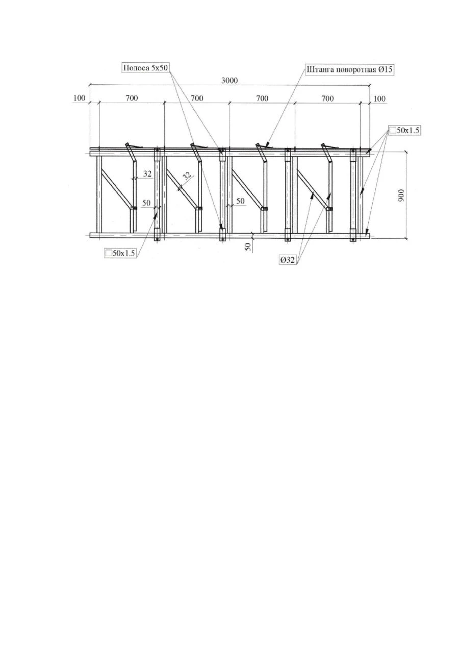 Feed Table Guard with Neck Fixators - Headlock Model