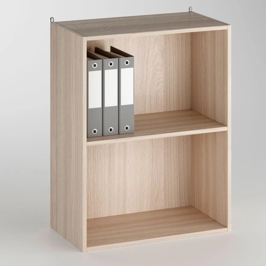 Wall-Mounted Shelf with 2 Niches