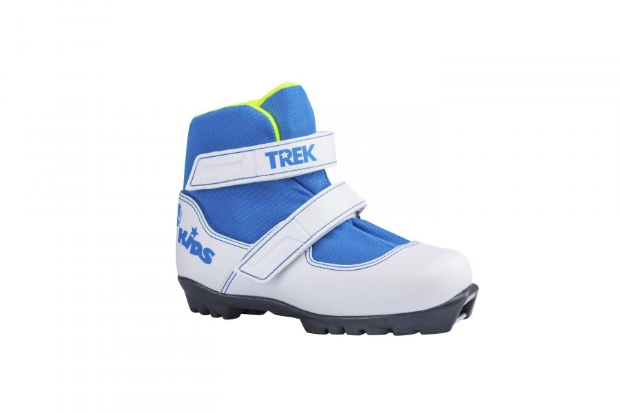 أحذية تزلج للأطفال TREK Kids2 أبيض (شعار أزرق) N