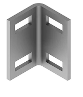 BSUW Angle Bracket 50x50x80 mm, Metal Thickness 4.0 mm