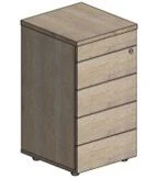 Side Cabinet with 5 Drawers, Model KS.Tp-7.10