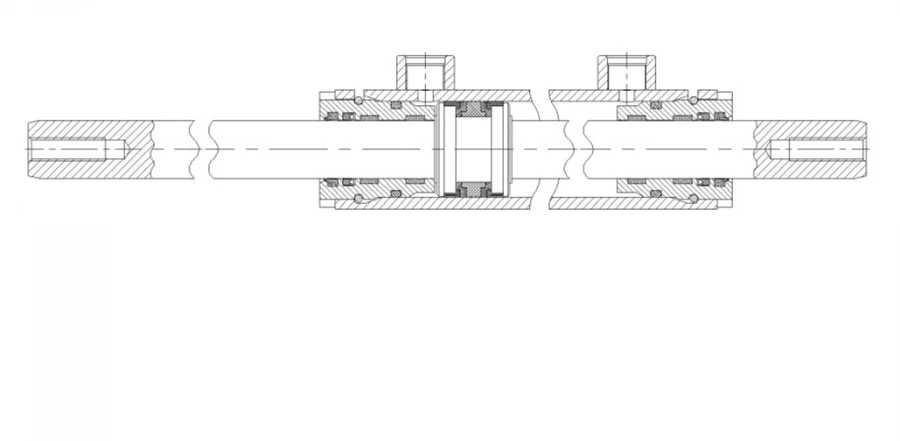 Hydraulic Cylinder 1168.00.00.00 (50x30-200 mm), 16 MPa