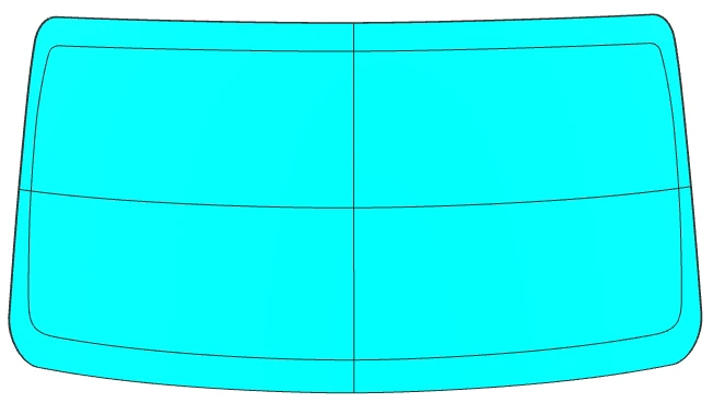 زجاج أمامي GAZ بيزنس (لون G+S) كود 00531LFW00002