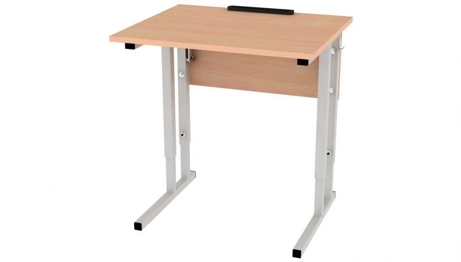 Adjustable Single Student Desk with Tiltable Top Model 504.028