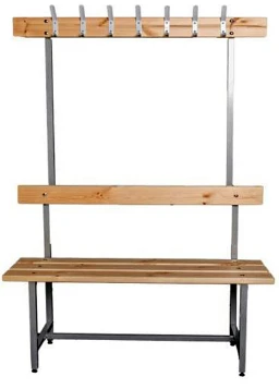 مقعد خزائن معدني لغرف تغيير الملابس