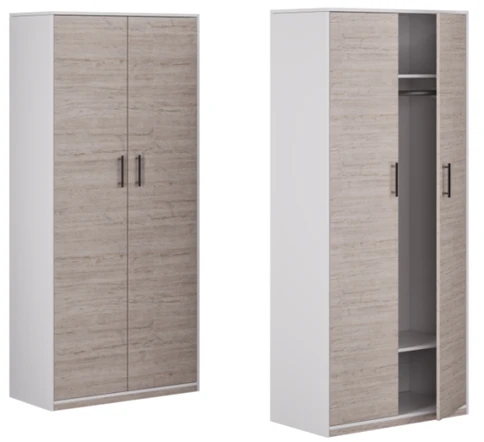 Clothing Wardrobe with 2 Doors SHRO-2DV-LD