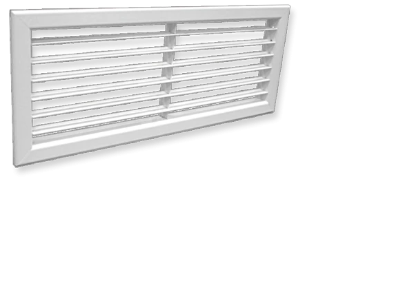Fixed Blade Ventilation Grille ALN 1050x250MM 1.63KG