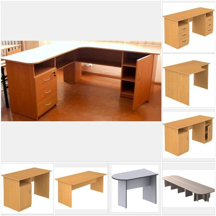 Wooden Office Desk for Administrative Spaces