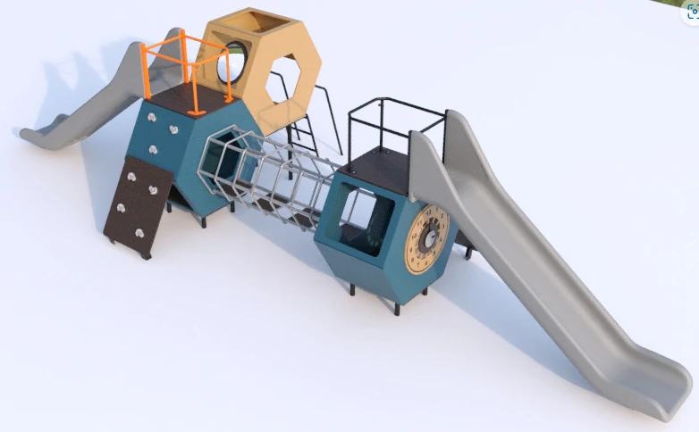 مجمع ألعاب الأطفال للألعاب الموضوعية والتنمية البدنية، نموذج 115.87.10