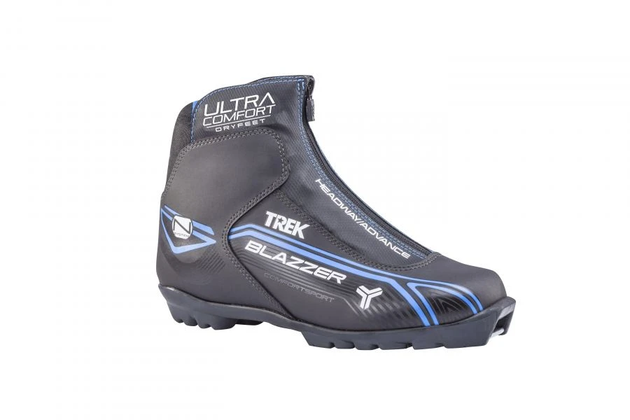 أحذية تزلج TREK BlazzerComfort3 الأسود (شعار أزرق) N
