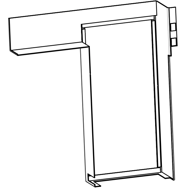 Upper Left Panel S.15-30.10.040 for Tram Car Exterior/Interior