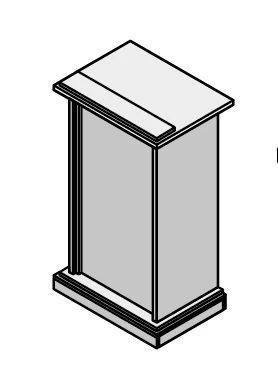 منصة خشبية للعروض والمناسبات