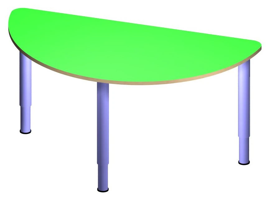 Half-Round Children's Play Table on Legs Model 1366