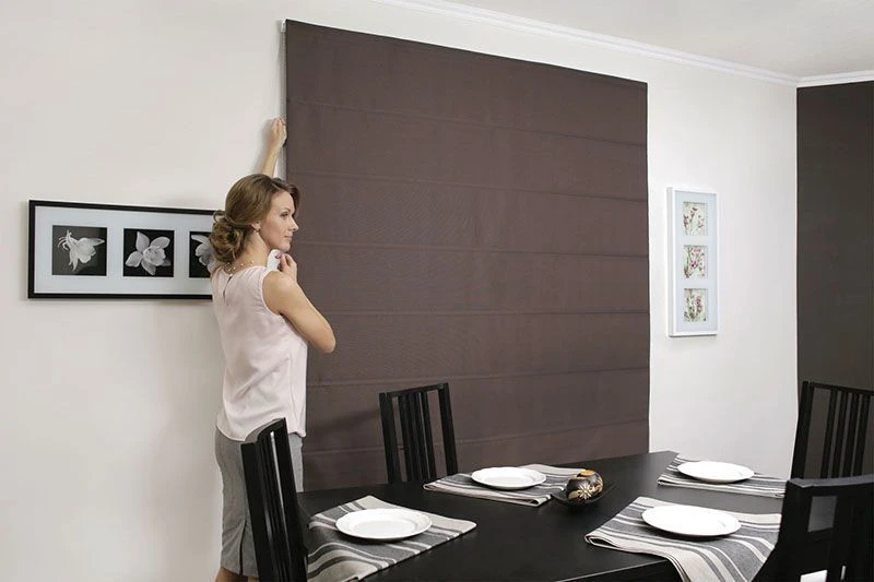 Custom Roman Shades for Sun Protection 130x80cm