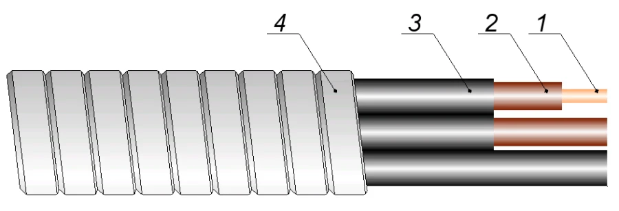 CTTF-96 Submersible Power Cables with Copper Conductors