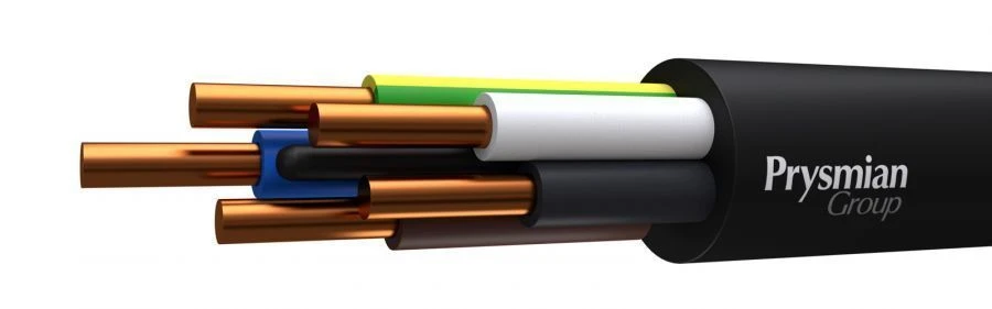 Power Cable PVPgng(A)-HF 5x25 with Copper Conductors
