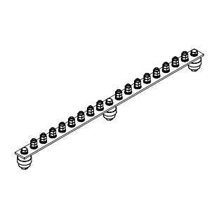 Main Grounding Busbar GZSH.02-430.570.16M8-ML