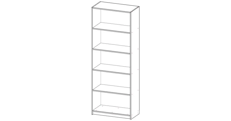 Office Shelving Unit for Documents and Folders
