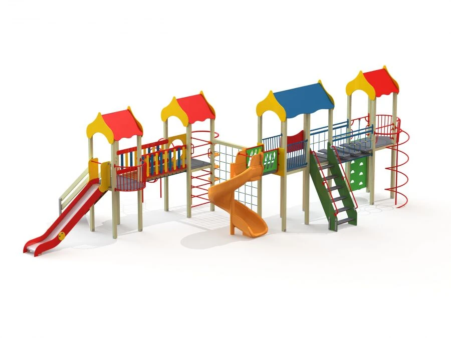 Children's Play Complex DIC 4.125, Height 1500mm and 1800mm