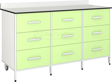 طاولة المعدات الطبية مع 9 أدراج TB-10K