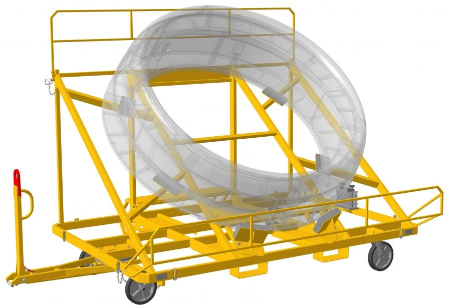 Air Intake Duct Transport Trolley ARD-104 for MS-21 Engine