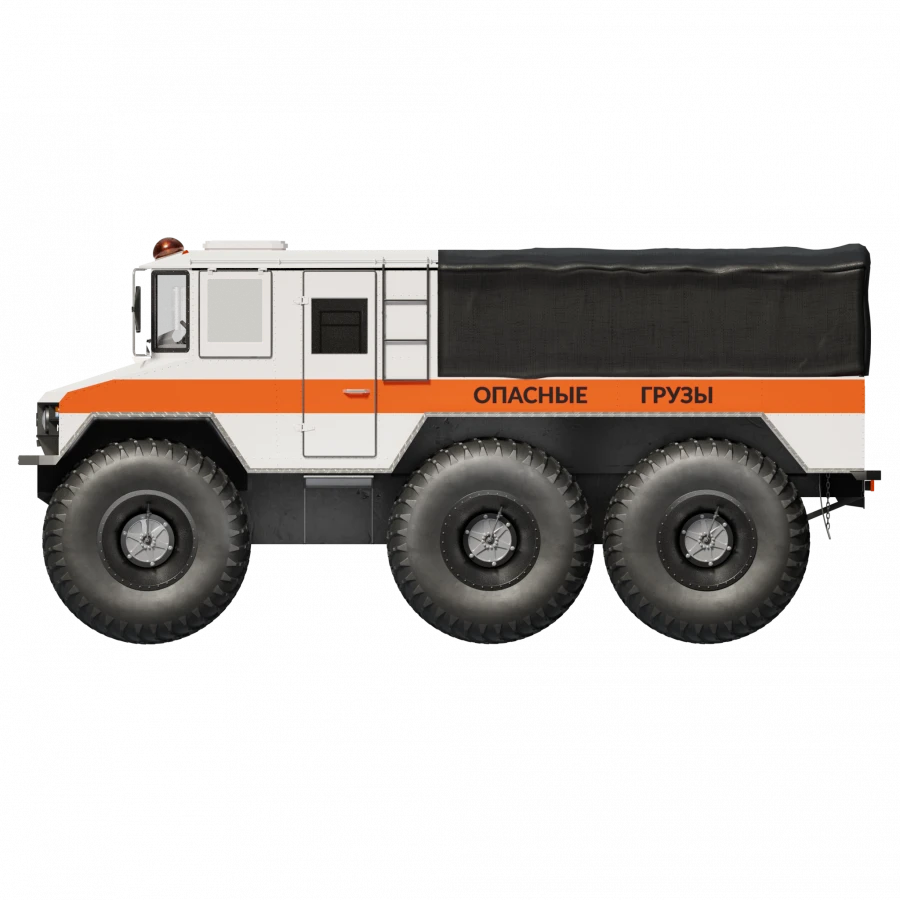 Burлак All-Terrain Vehicle for Transporting Hazardous Cargo - Model 02.006
