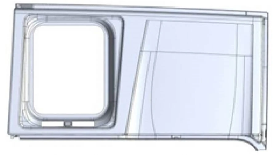 Right Rear Outer Side Panel for Cars A9606375909