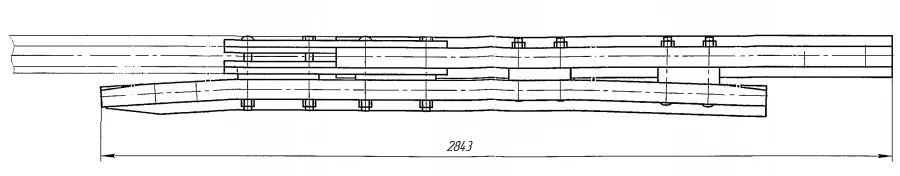 Cross Rail with Counter Rail for Switch Project N02.01.8000.00