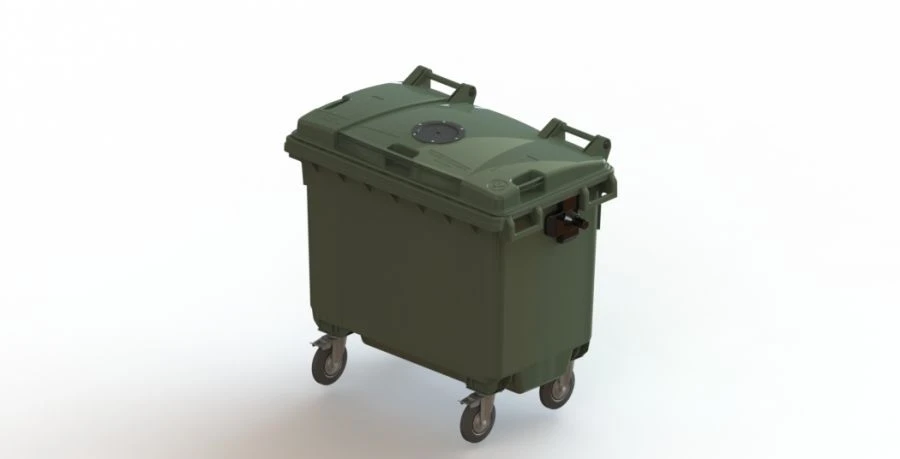 Mobile Waste Container 660L Model Art.25.C19.V/1