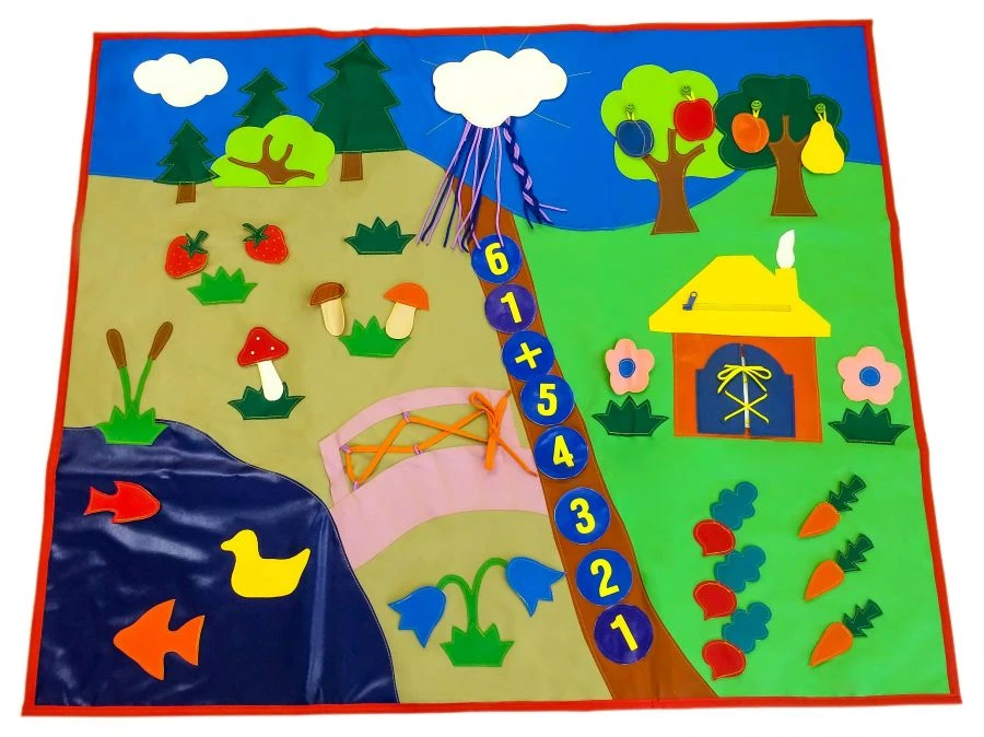 سجادة الألعاب - مصنوعة من رغوة مرنة مع جلد اصطناعي